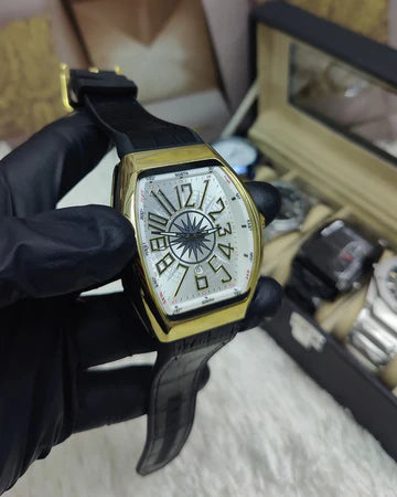 FML White Dial + Aura Watch