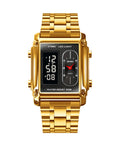 SKM Dual Display gold,black,Silver Dial Watch